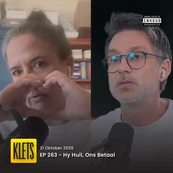 EP 263 KLETS - Hy Huil, Ons Betaal